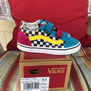 Colorful toddler vans